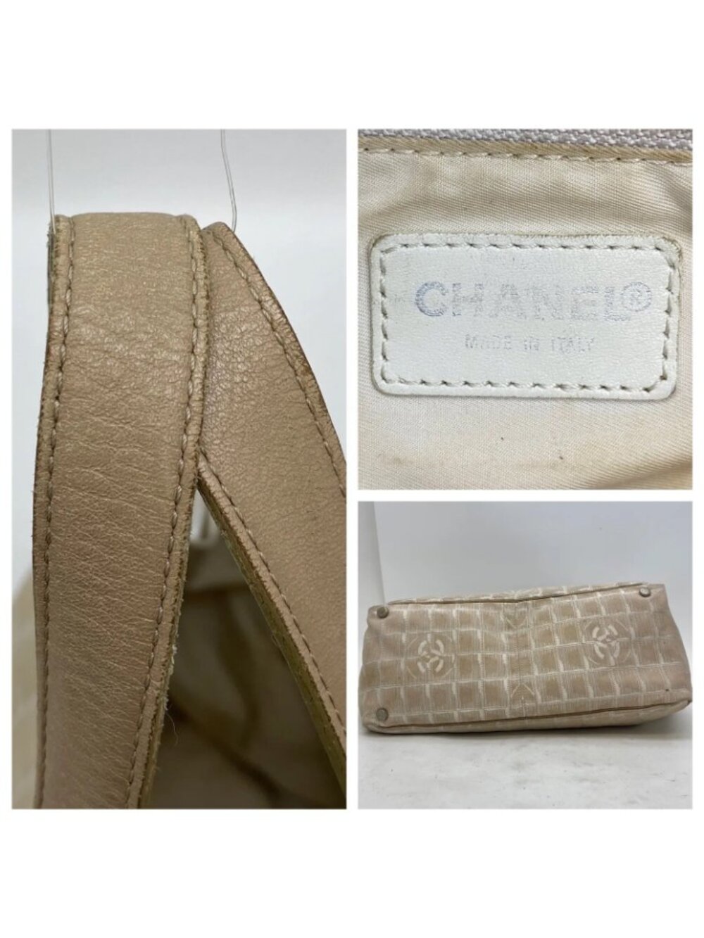 Chanel Tote New Travel Beige CC Logo Business - Picture 4 of 15